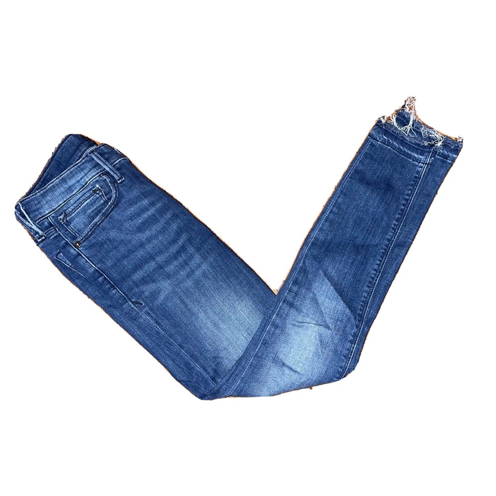 Express Jeans Womens Size 00 Ankle Legging Mid Rise  Denim